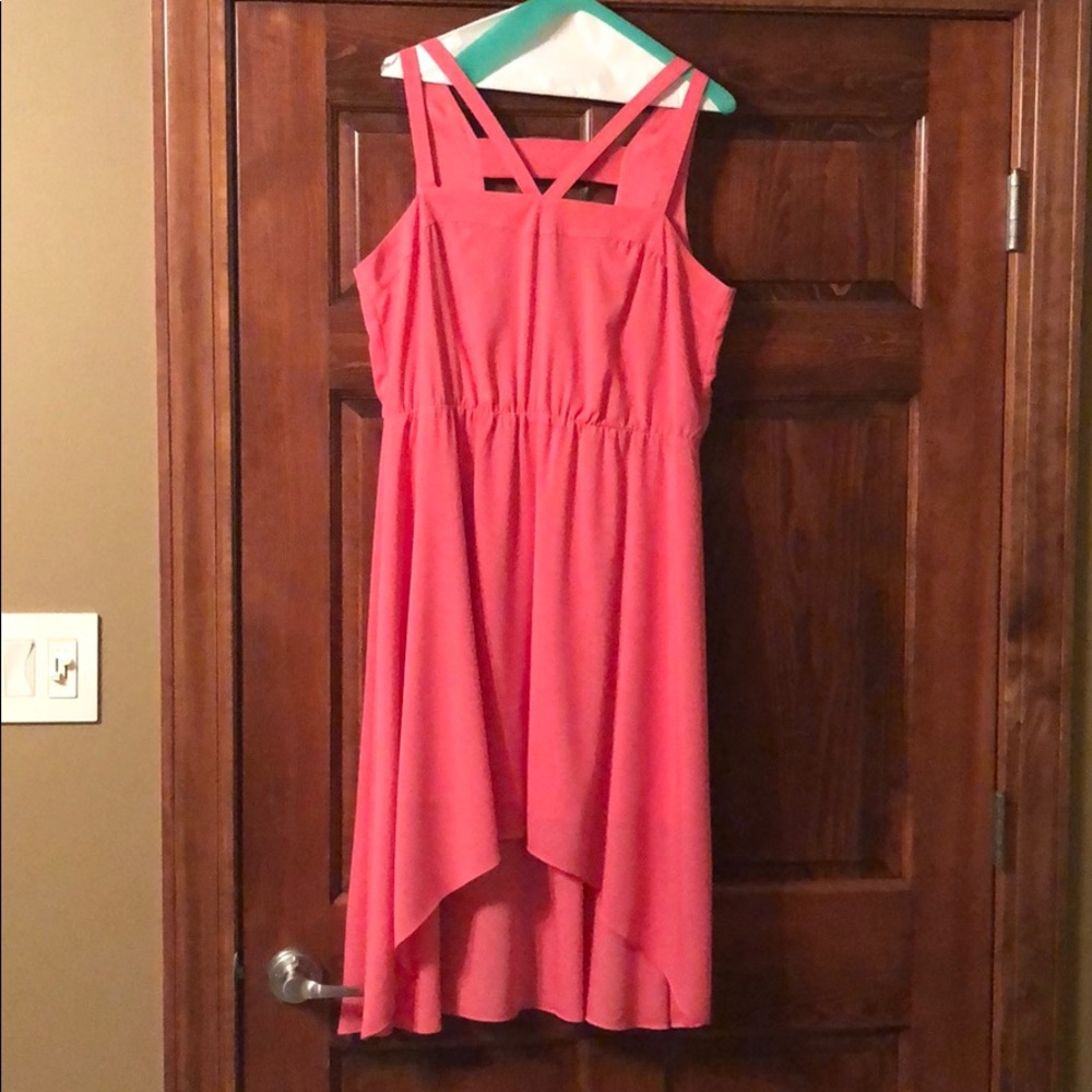 Pink Gianni Bini high-low dress